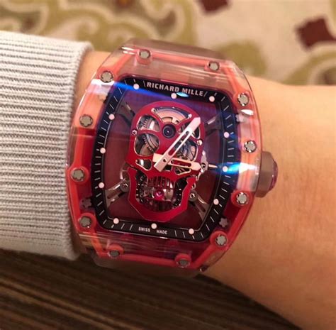 richard mille skull sapphire|richard mille sapphire price.